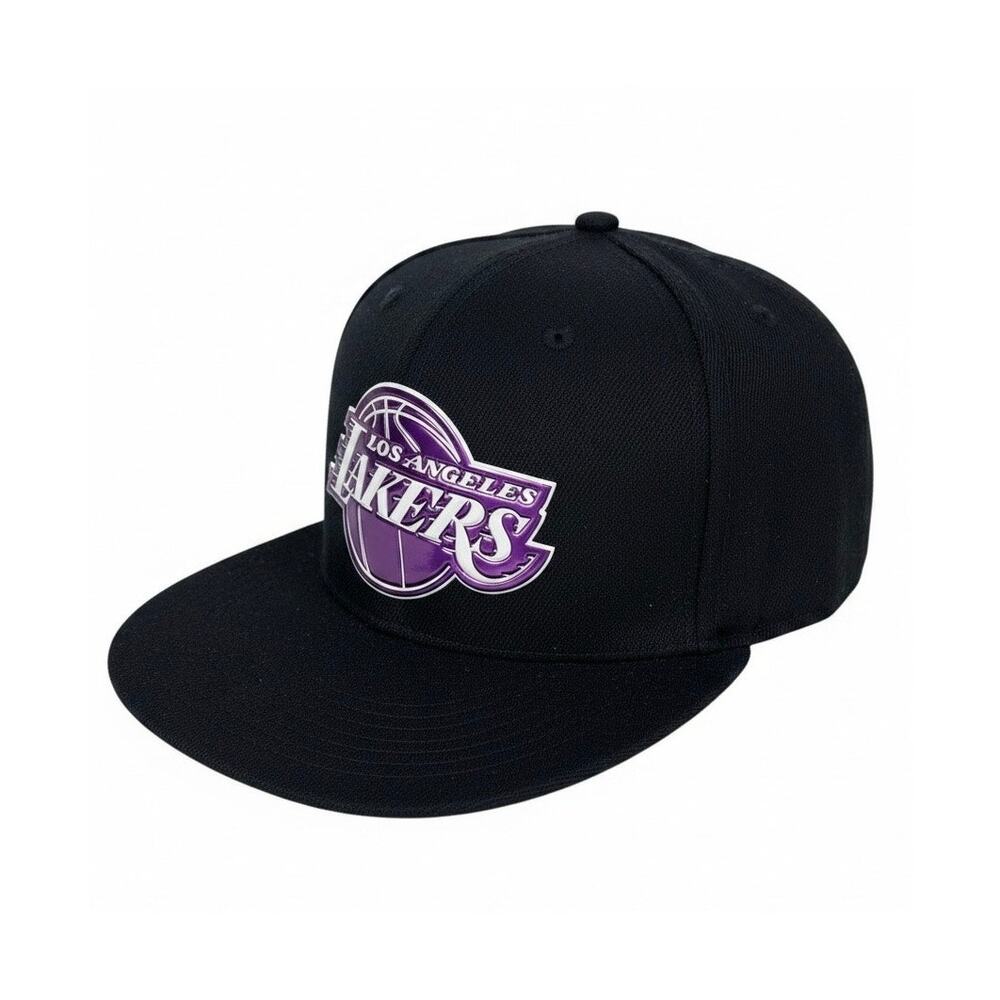 NBA LOS ANGELES LAKERS Hat Cap By ULTRA GAME Black Purple SNAP BACK